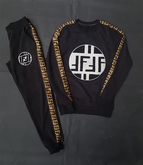 fendi sweatsuit monster|fendi tracksuit for ladies.